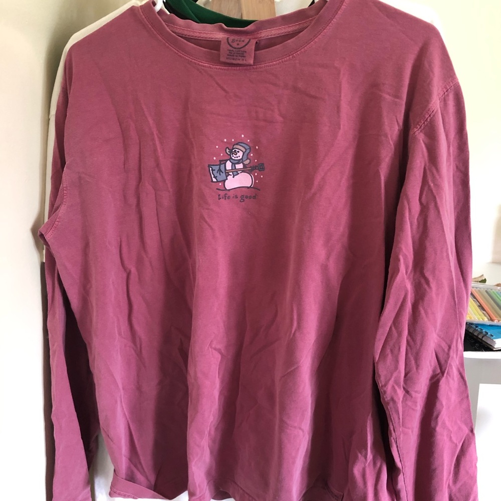 Faded life is good long sleeve t shirt